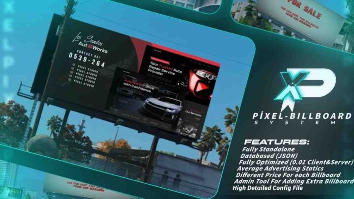 Fivem Pixel Poster Billboard Script