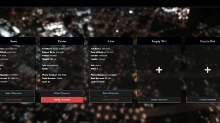 nopixel kashacters MultiCharacter