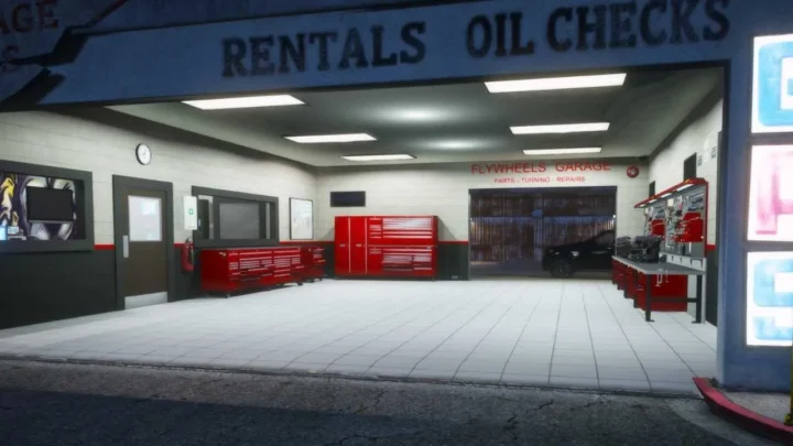 gta 5 fivem flywheel mechanic shop mlo